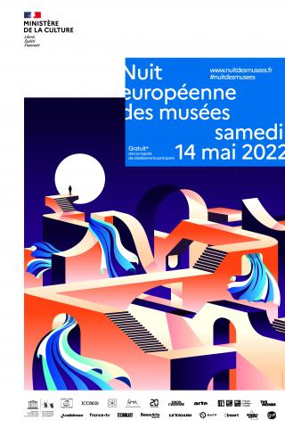 Affiche de l'édition 2022 de la Nuit européenne des musées