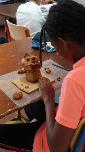 Atelier pour enfants, Créatures aux pieds d'argile - © Gadagne, 2020