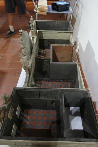 Démontage de la maquette de l'Hôtel de Ville de Lyon au MHL Gadagne - © Gadagne, 2020