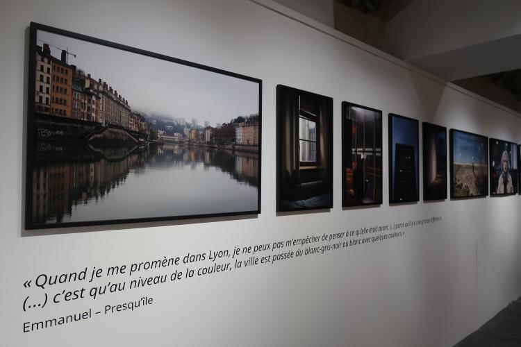 Vue de l'exposition Lyon, une rencontre au MHL - Gadagne, avec Laurent Bonneau et Marie Demunter - © Gadagne, 2020