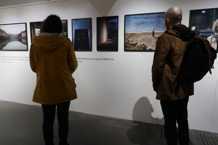 Vue de l'exposition Lyon, une rencontre au MHL - Gadagne, avec Laurent Bonneau et Marie Demunter - © Gadagne, 2020