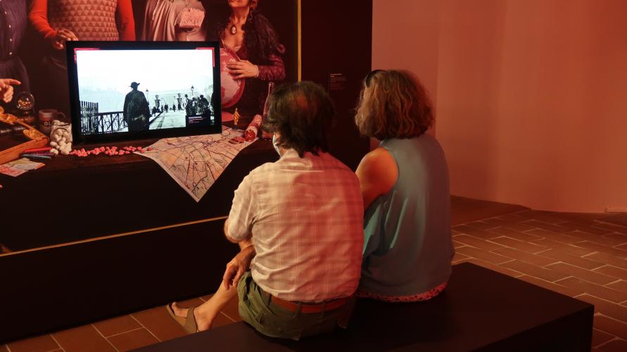 Visite de l'exposition Portraits de Lyon du MHL Gadagne - © Gadagne, 2020