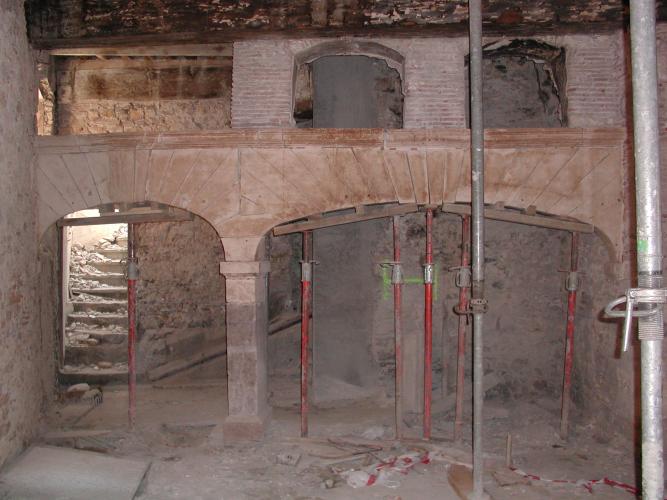 Restauration de la Cheminée Falconet en 2003 - © Gadagne