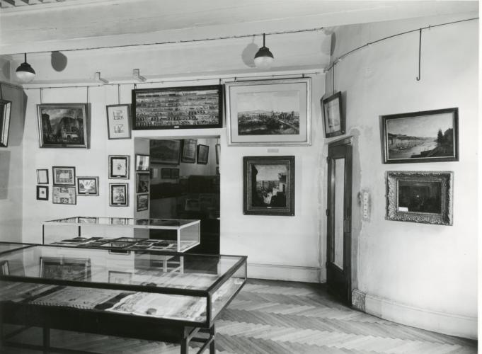 Salle du Musée d'Histoire de Lyon en 1959 - © Gadagne
