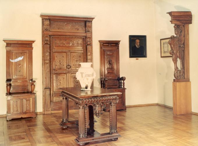 Salle du Musée d'Histoire de Lyon en 1967 - © Gadagne