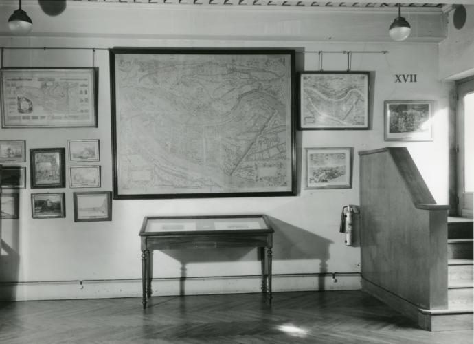 Salle du Musée d'Histoire de Lyon en 1967 - © Gadagne