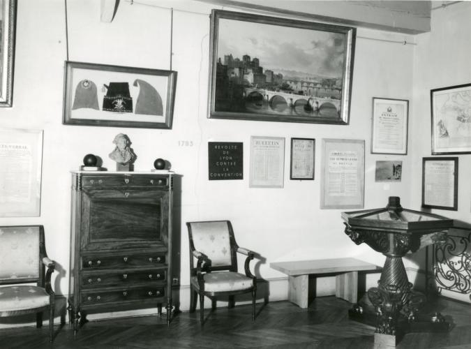 Salle du Musée d'Histoire de Lyon en 1967 - © Gadagne