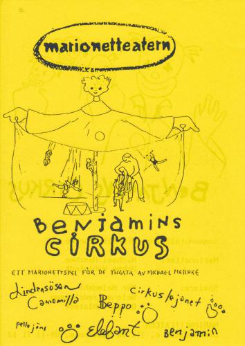 Benjamins cirkus - Programme, 1987