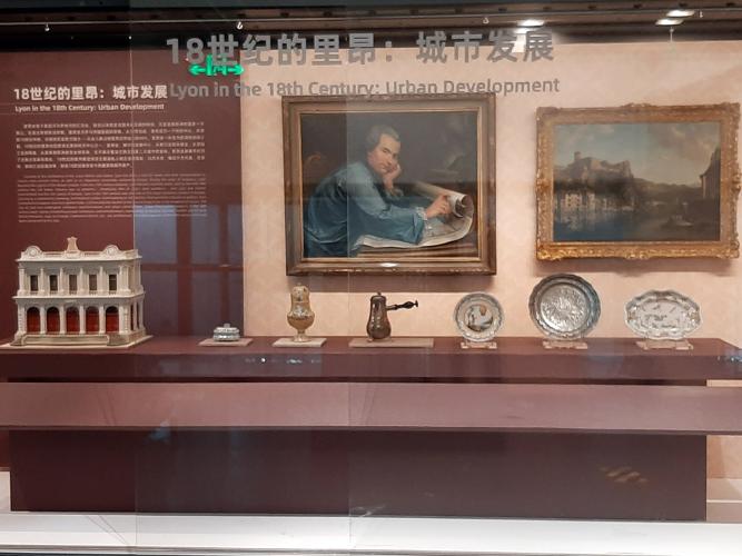 Vue de l’exposition Lyon au 18e siècle