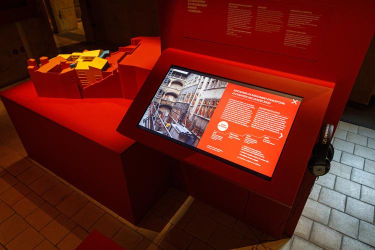 Vue de l'exposition "Gadagne. Un monument, une histoire"