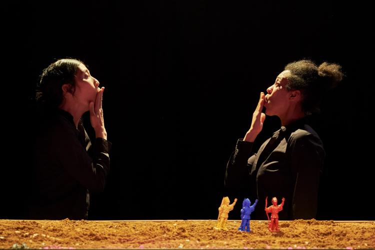 Spectacle La Conquête, Compagnie à - Photo Jef Rabillon