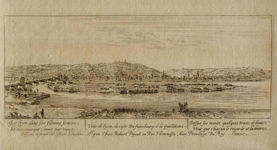 Vue de Silvestre au 17e siècle - © Gadagne
