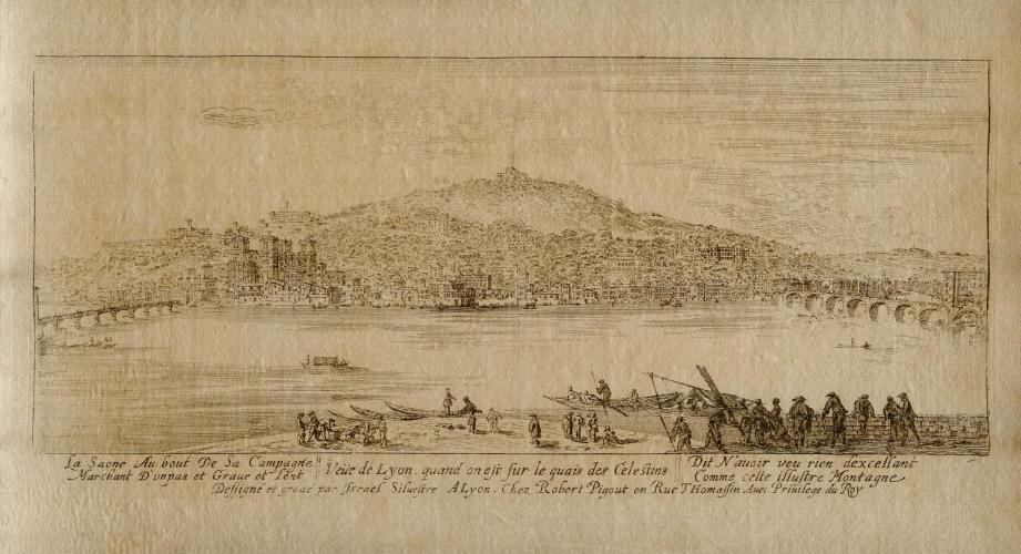 Vue de Silvestre au 17e siècle - © Gadagne