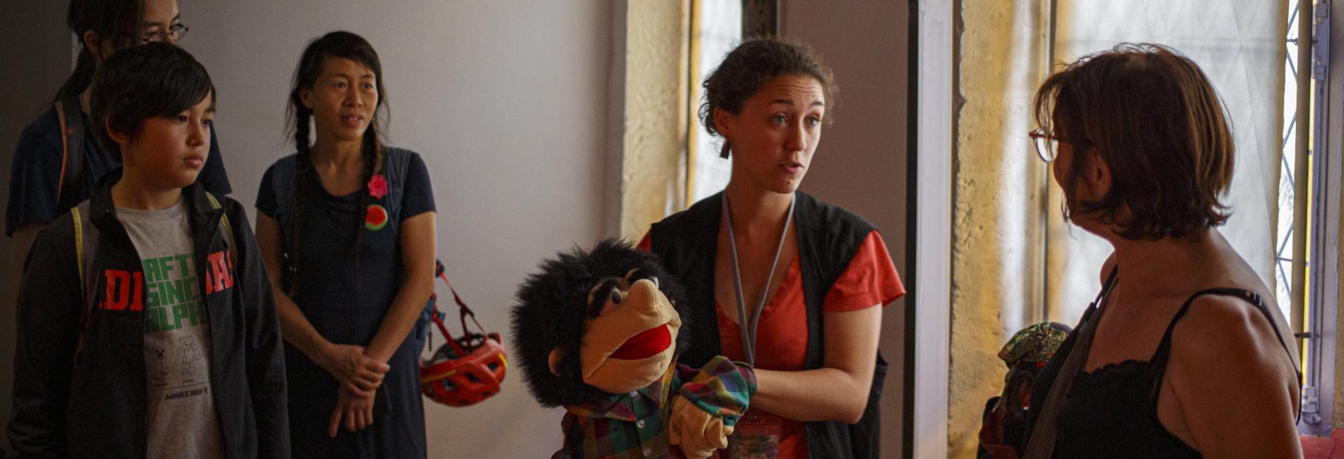 Visite du MAM avec une médiatrice du Musée.