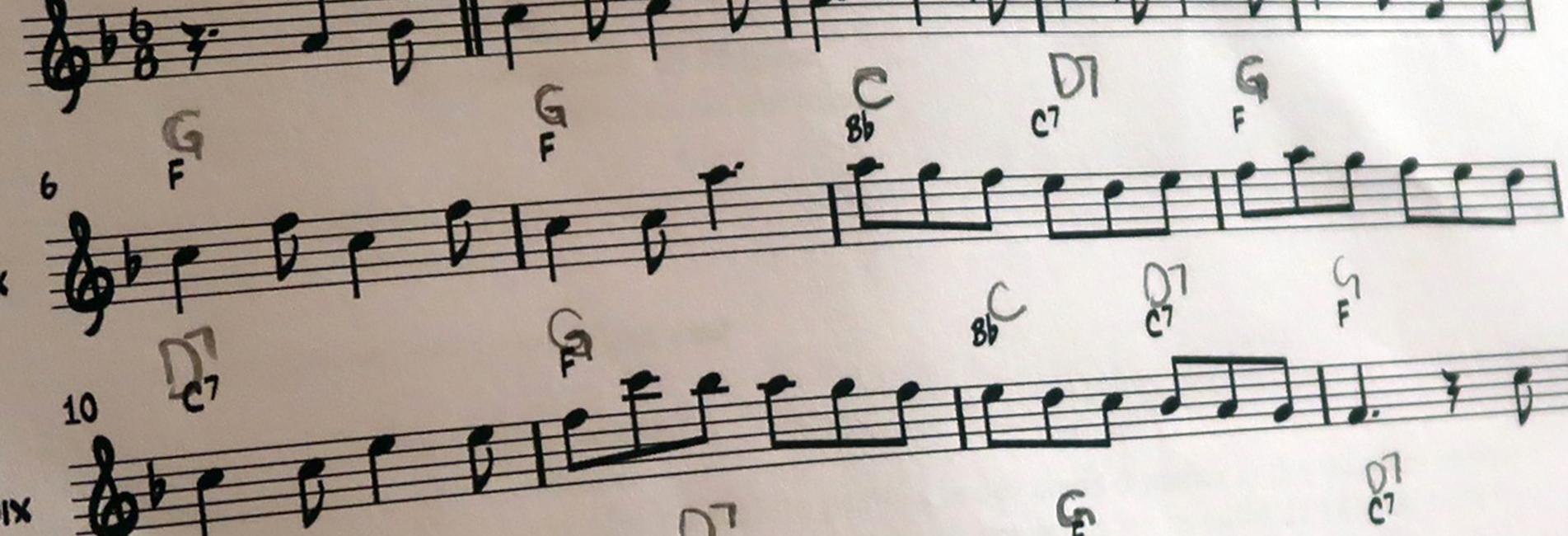 Chant Les Ferrandiniers - Partition