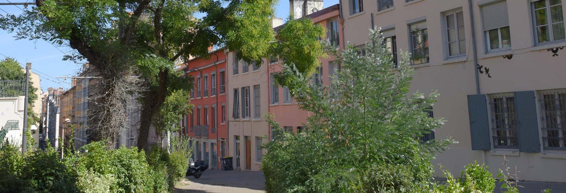 Place Rouville - Lyon 4e - Photo : Ville de Lyon - Muriel Chaulet