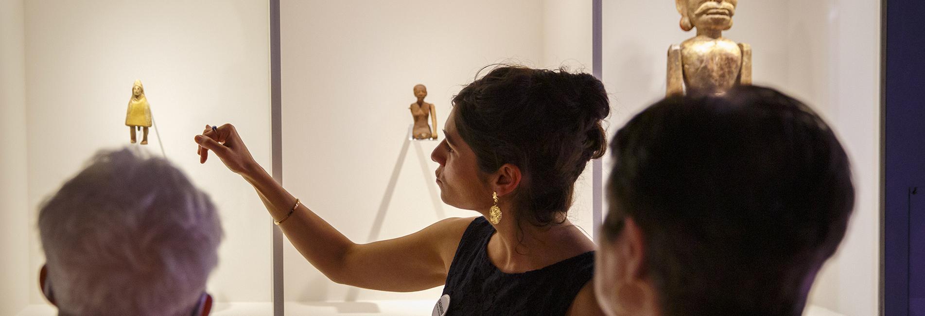 Visite du MAM avec une médiatrice