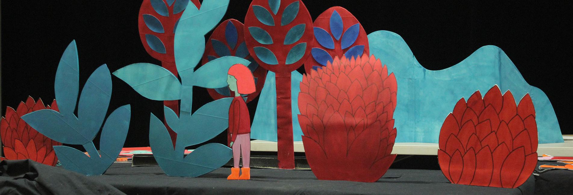 Spectacle Forêt, de la compagnie En Kraft