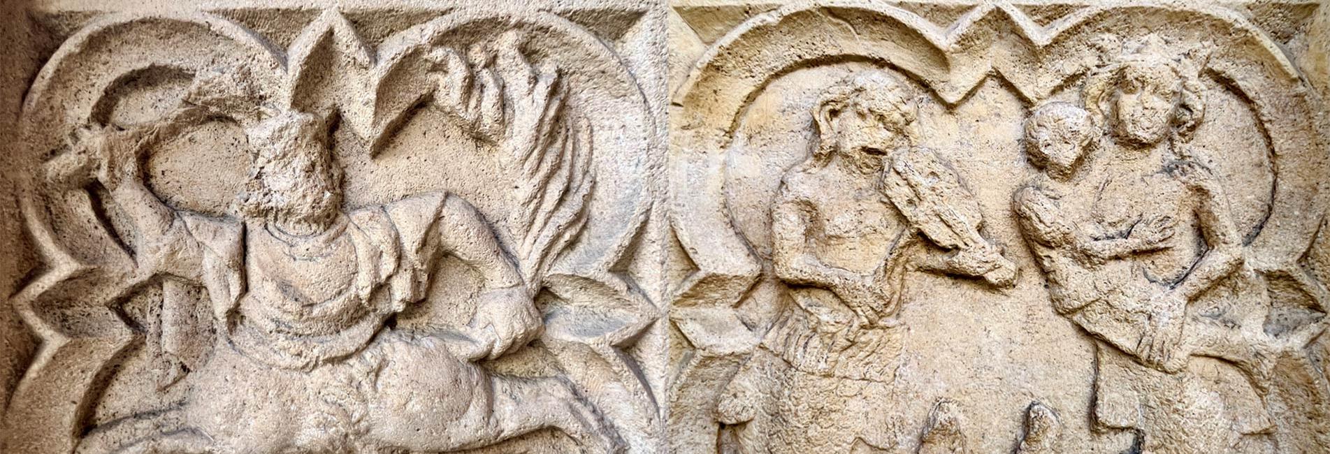 Médaillons de la cathédrale Saint-Jean