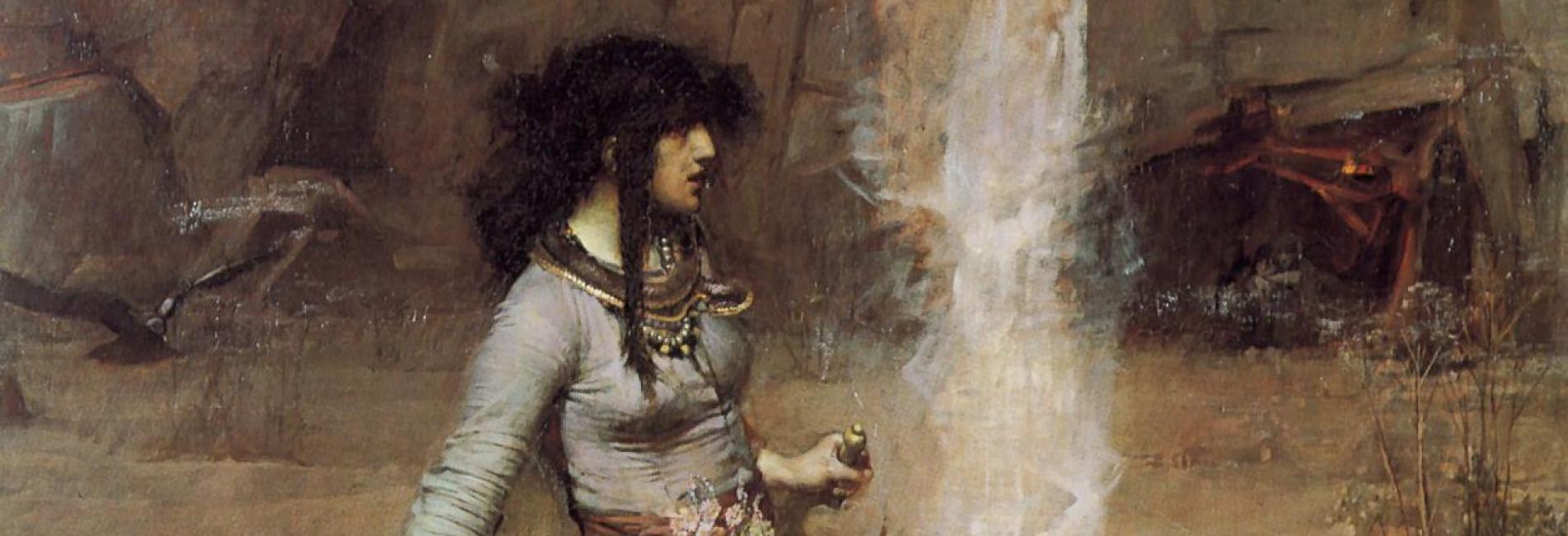 Tableau Magic Circle, John William Waterhouse - Collection Tate Britain London