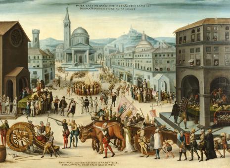 Le sac de Lyon par les calvinistes en 1562 - © Xavier Schwebel