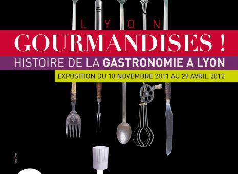 Affiche pour l'exposition Gourmandises du MHL - Gadagne en 2011