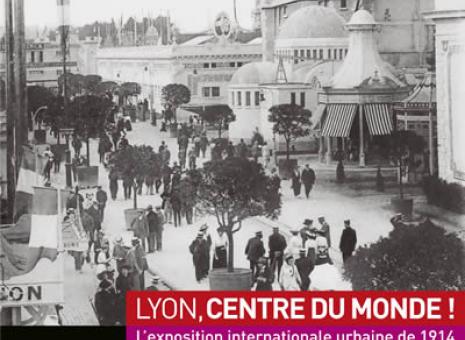 Affiche de l'exposition "Lyon, centre du monde" au MHL - Gadagne en 2013