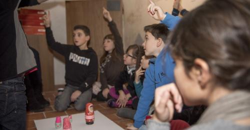 Visite scolaire au MAM - Gadagne - © Sabine Serrad, 2015