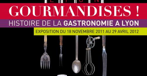 Affiche pour l'exposition Gourmandises du MHL - Gadagne en 2011