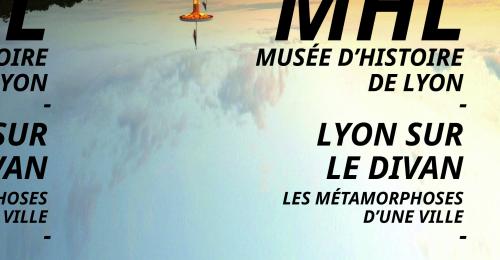 Visuel de l'exposition "Lyon sur le divan" du MHL - Gadagne en 2017