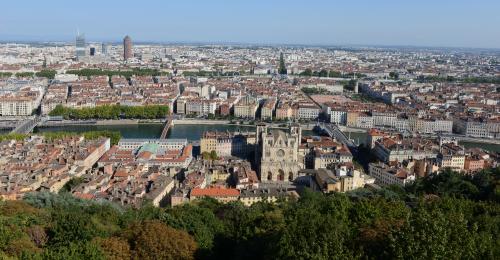 Balade urbaine, Lyon depuis Fourvière - © Muriel Chaulet