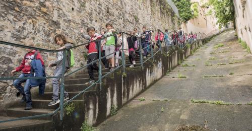 Sortie scolaire au Vieux-Lyon - © Sabine Serrad, 2015