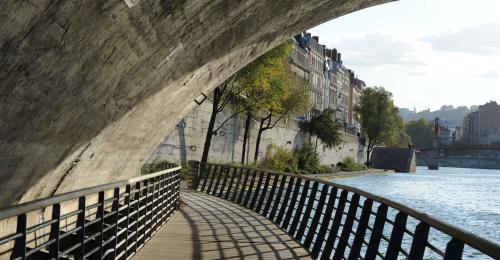 Balade urbaines Saône © M. Chaulet - Ville de Lyon