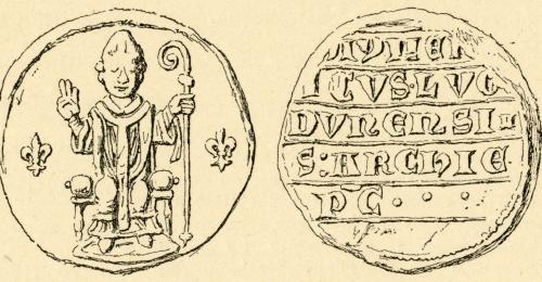 Jeton d’archevêque de Lyon au Moyen-Âge