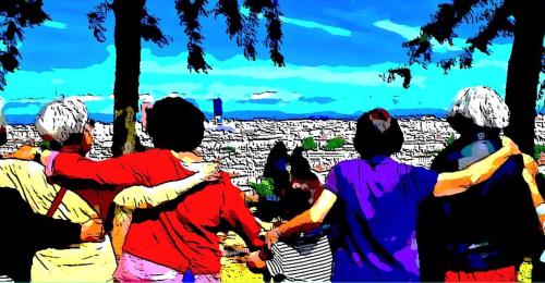 Visuel du spectacle Regards de femmes dans la cité, Compagnie Eolo