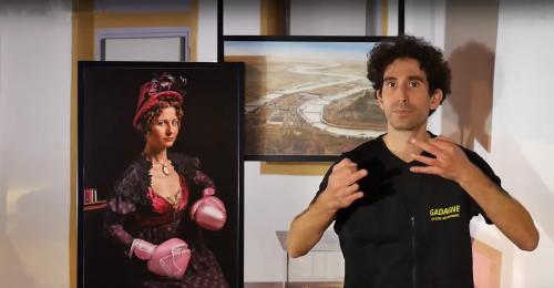 Visite LSF de l'expostion Portaits de Lyon