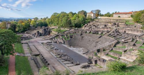 Lugdunum Musée et théâtres romains - Ambiance du site archéologique
