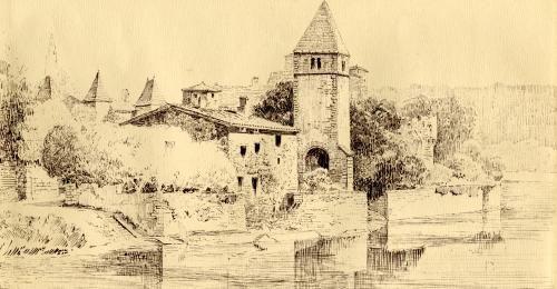 Chapelle Notre Dame (ile Barbe), Amedee-Cateland