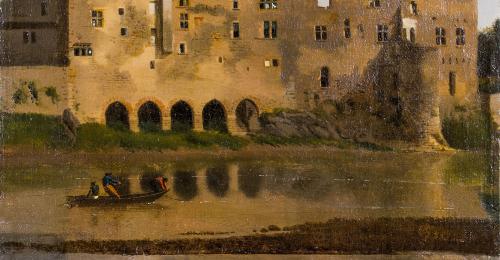 Michel Grobon, L’Ile-Barbe depuis Saint-Rambert - Photo Jérôme Pantalacci