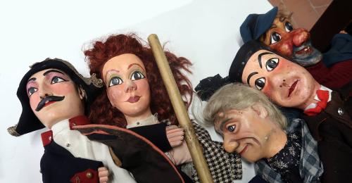 Guignol et ses acolytes, marionnettes de la compagnie M.A.