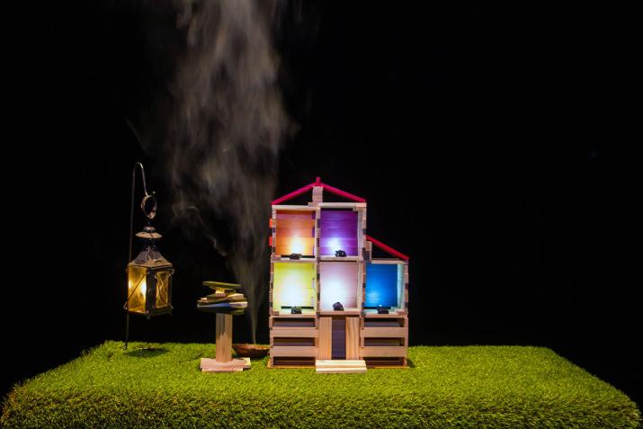 Spectacle Chez moi, de la Compagnie La Nebuleuse Vagabonde