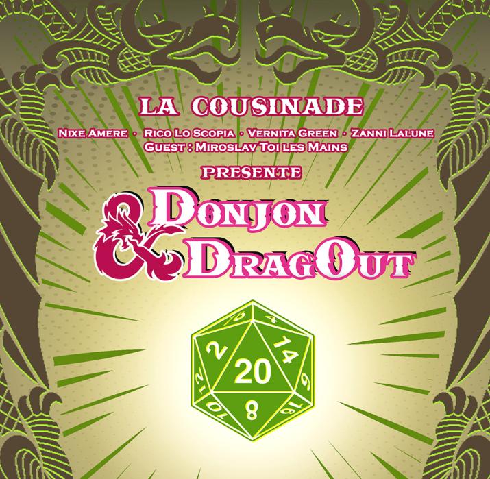 Donjon et Drag Out, affiche