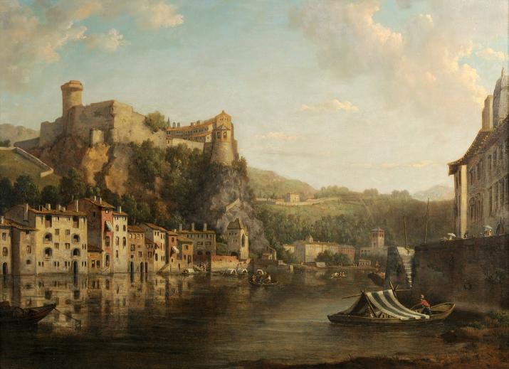 William Marlow, Vue du château de Pierre-Scize 