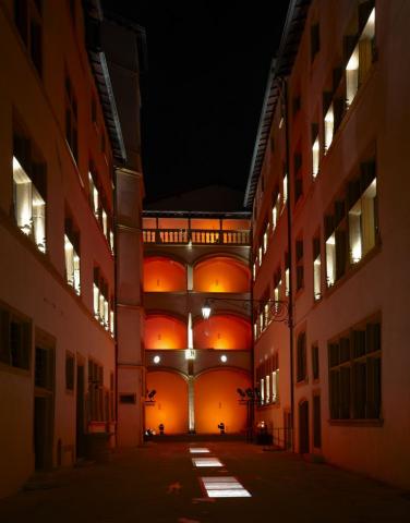 Mise en lumière de la Grande Cour de Gadagne - © Gilles Aymard, 2009