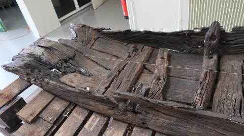 Restauration de la Pirogue-Vivier du MHL - Gadagne - © Gadagne, 2020