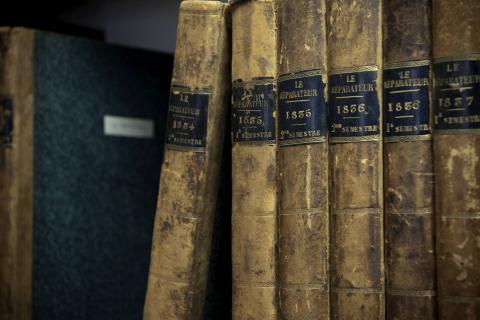 Livres ancien de la collection du MHL - Gadagne - © Sabine Serrad, 2011