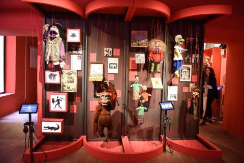 Salle "A quoi sert la marionnette" du parcours du MAM - Gadagne - © Muriel Chaulet, 2018
