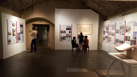 Exposition "Vingt ans. L'aventure UNESCO du site historique de Lyon" dans la petite galerie de Gadagne - © Gadagne, 2018