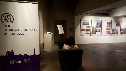 Exposition "Vingt ans. L'aventure UNESCO du site historique de Lyon" dans la petite galerie de Gadagne - © Gadagne, 2018