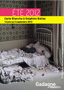 Affiche de la carte blanche de Delphine Balley au MHL Gadagne en 2012